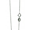 Cadena de oro blanco (18K) modelo forsat