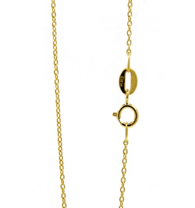 Cadena de oro blanco (18K) modelo forsat