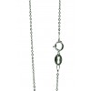 Cadena de oro blanco (18K) modelo forsat