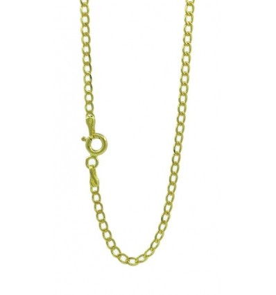 Cadena de oro amarillo (18K) modelo barbada