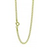 Cadena de oro amarillo (18K) modelo barbada