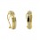 Pendientes de oro amarillo (18K) con circonitas