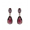 Pendientes de plata con piedra de color