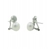 Pendientes de plata con perla cultivada