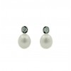 Pendientes de plata con perla cultivada