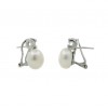 Pendientes de plata con perla cultivada
