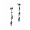 Pendientes de plata con topacio azul