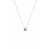 Colgante de oro blanco (18K) con diamantes