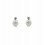 Pendientes de plata con perla natural