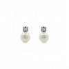 Pendientes de plata con perla natural