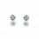 Pendientes de plata con perla natural