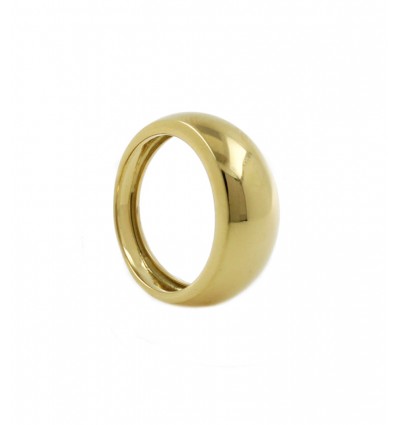 Sortija de oro amarillo (18K)