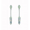 Pendientes de plata con piedras