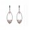 Pendientes de plata con piedras