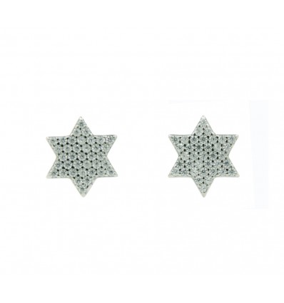 Pendientes de plata con piedras