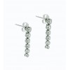 Pendientes de plata con piedras