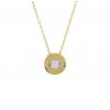 Colgante de oro amarillo (18K) con nácar
