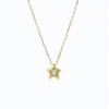 Colgante de oro amarillo (18K) con diamante