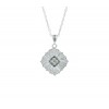 Colgante de plata con cadena