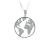 Colgante de plata con cadena