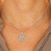 Colgante de plata con cadena