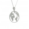 Colgante de plata con cadena