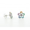 Pendientes de plata con piedras