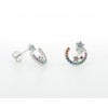 Pendientes de plata con piedras