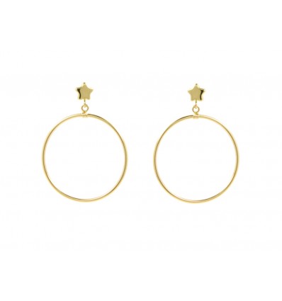 Pendientes de oro amarillo (18K)