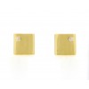 Pendientes de oro amarillo (18K) con circonitas