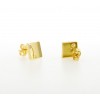 Pendientes de oro amarillo (18K) con circonitas