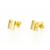 Pendientes de oro amarillo (18K) con circonitas