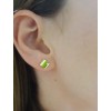 Pendientes de oro amarillo (18K) con circonitas