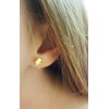 Pendientes de oro amarillo de 18K con circonitas