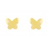 Pendientes de oro amarillo de 18K con circonitas