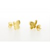 Pendientes de oro amarillo de 18K con circonitas