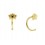 Pendientes de oro amarillo (18K)
