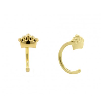 Pendientes de oro amarillo de 18K