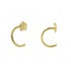 Pendientes de oro amarillo de 18K