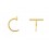 Pendientes de oro amarillo (18K)