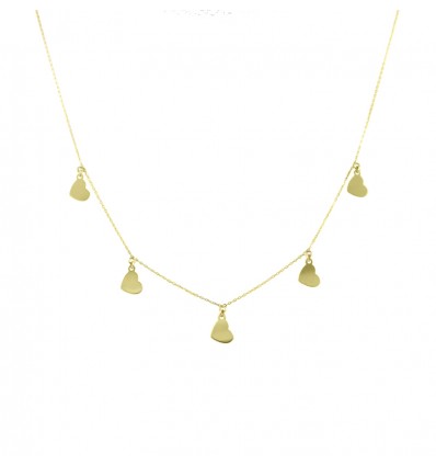 Gargantilla con colgantes oro 18K