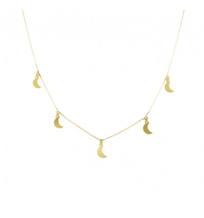 Gargantilla con colgantes oro 18K