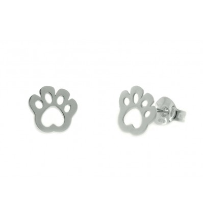 Pendientes de plata chapada con piedras