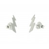 Pendientes de plata chapada con piedras