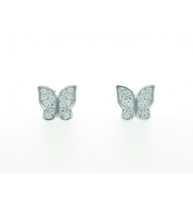 Pendientes de plata y circonitas