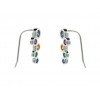 Pendientes de plata y circonitas