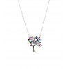 Cadena con colgantes de plata
