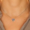 Cadena con colgantes de plata