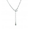 Cadena con colgantes de plata