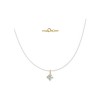 Colgante de oro amarillo (18K) con diamante